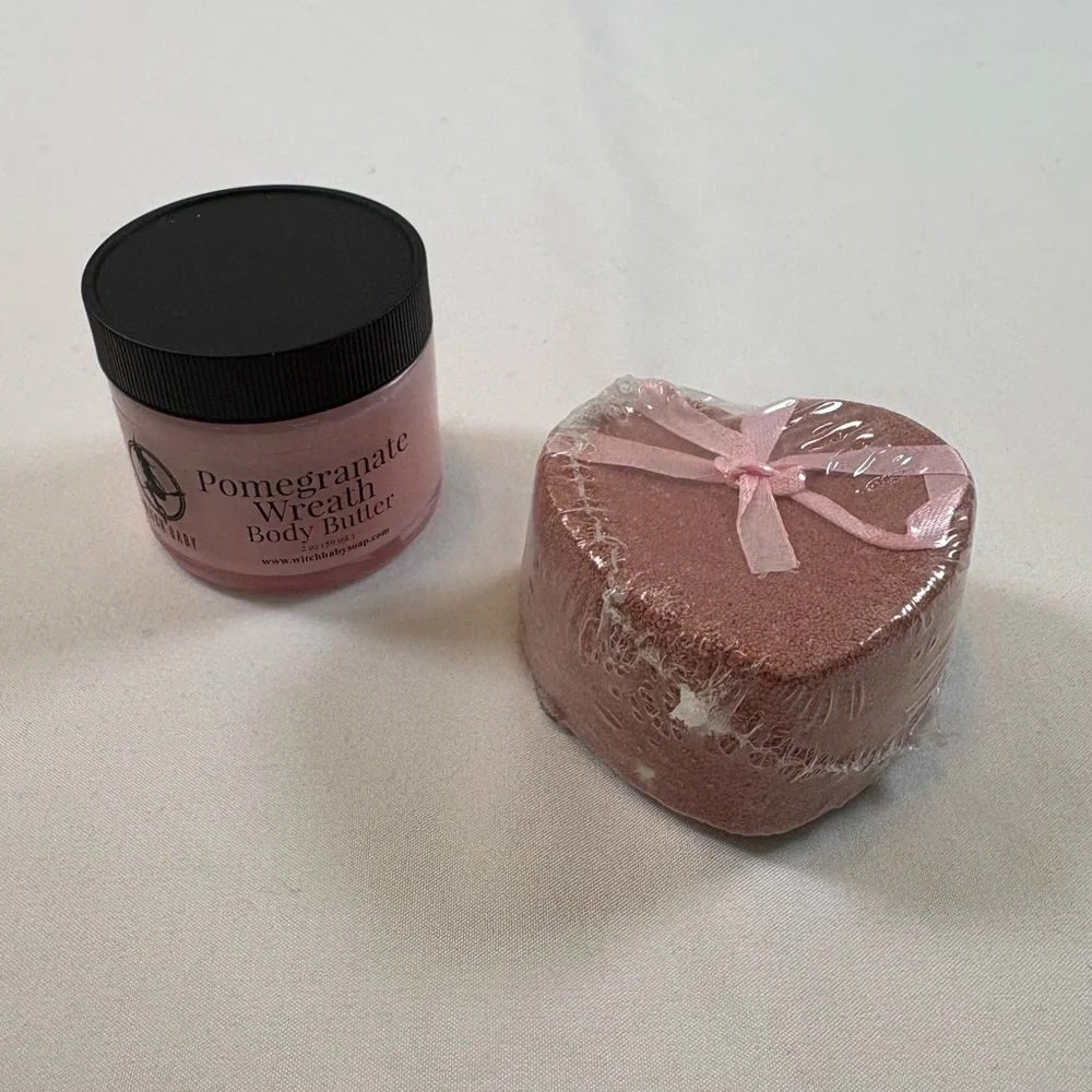 Witch Baby Soap Pomegranate Wreath Bath Bomb & Body Butter